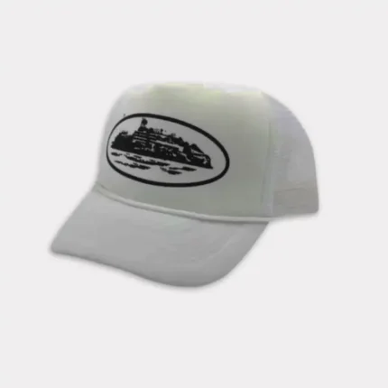 Corteiz Alcatraz Trucker-Mütze, Weiß