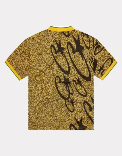 Corteiz Carni Stellations Fußball T-Shirt Gelb