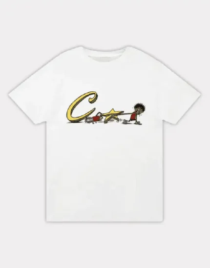 Corteiz Chainsaw T-Shirt White