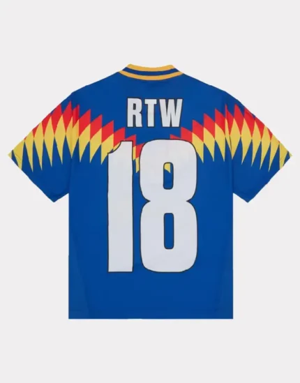 Corteiz Club RTW Fußball-T-Shirt Blau