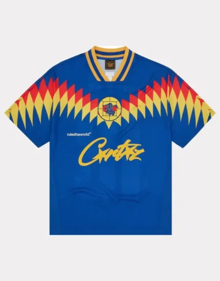 Corteiz Club RTW Fußball-T-Shirt Blau