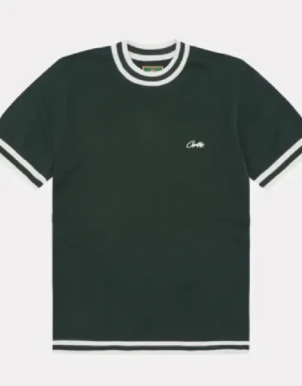 Corteiz Deala Knit T-Shirt Forest Green