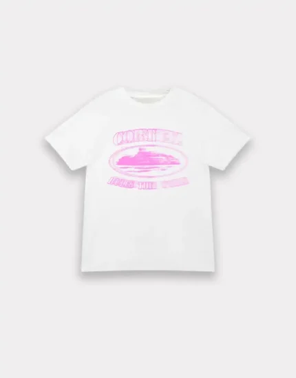 Corteiz Pink Blur Alcatraz T-Shirt